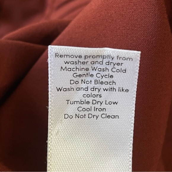 Athleta Skyline Featherweight Belted Paper Bag Tapered Pant Dried Cinnamon 4 - Picture 14 of 14